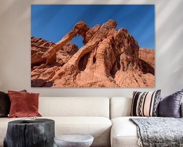 Elephant Rock: De Krachtige Stenen Gigant in de Valley of Fire van Gerry van Roosmalen