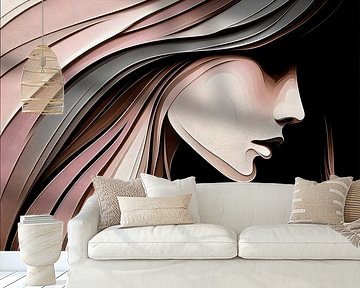 Rosa Schwarz Silhouette