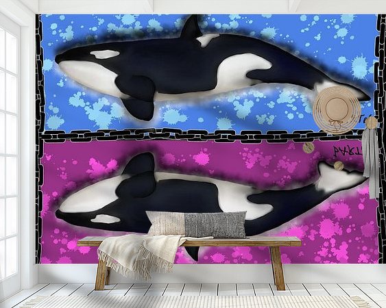 Example of the artwork in a room