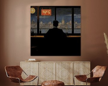 Stedelijke eenzaamheid van Jan Keteleer (JanKé): Een reis voorbij het canvas