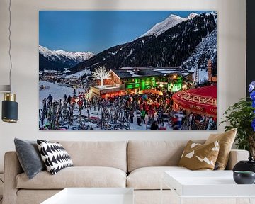 Skihut MooserWirt in St. Anton am Arlberg in Tirol - Oostenrijk van Werner Dieterich