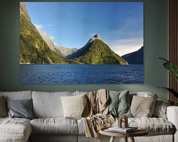 De wilde pracht van de Milford Sounds van Frank Photos