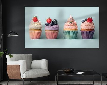 Kleurrijke cupcakes