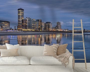 Vlissingen op het blauwe uur - Mooi Zeeland van Rolf Schnepp