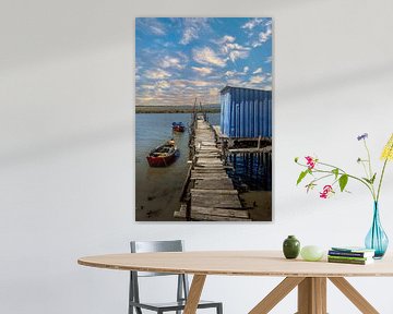Aanlegsteiger in Porto Palafita da Carrasqueira van Frans Nijland