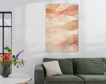 Aquarellierter Hintergrund mit warmen Tönen von Imperial Art House