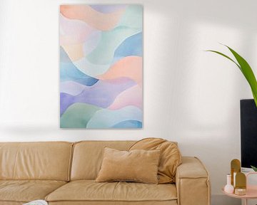Zachte pastel aquarel kunst van Imperial Art House