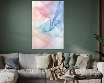 Colourful abstract pastel shapes by Imperial Art House