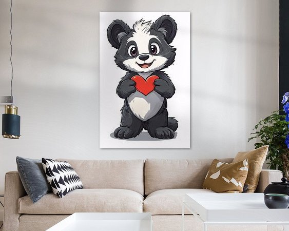 Example of the artwork in a room