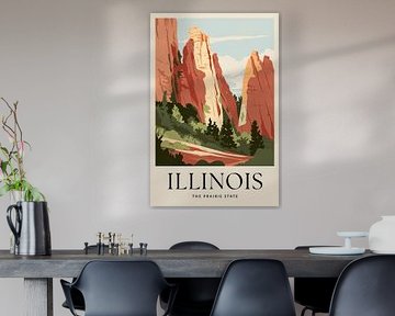 Illinois van Poster Art Shop