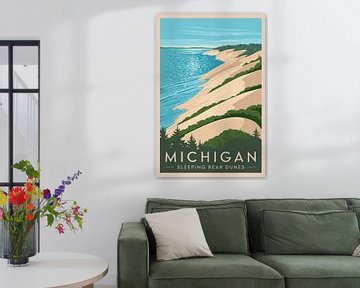 Michigan van Poster Art Shop