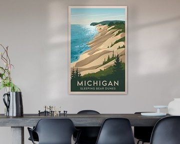 Michigan van Poster Art Shop
