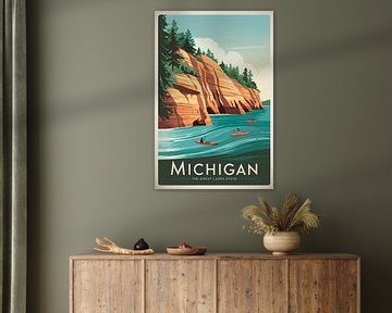 Michigan van Poster Art Shop