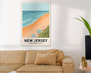 New Jersey by Poster Art Shop