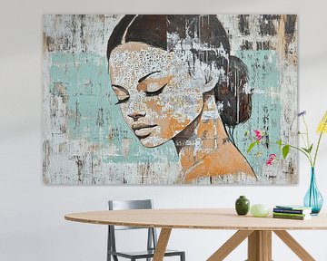 Vrouwengezicht | Patina Chic Elegance van De Mooiste Kunst