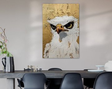 Adelaar | Fierce Golden Eyes van De Mooiste Kunst