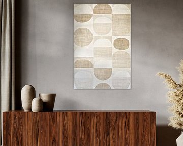 Abstract beige pattern design by Imperial Art House