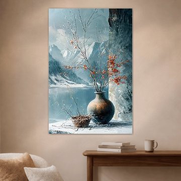 Winter Stilleven | Winter Hue Serenity van Kunst Kriebels