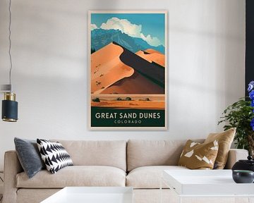 Great Sand Dunes, Colorado by Poster Art Shop