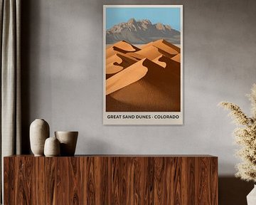 Great Sand Dunes - Colorado by Poster Art Shop