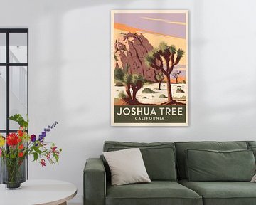Joshua Tree, Californië van Poster Art Shop