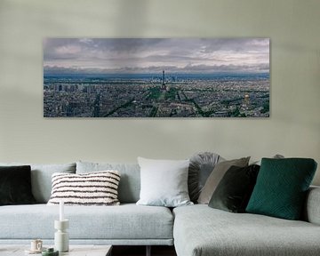 Panorama over Parijs van Toon van den Einde