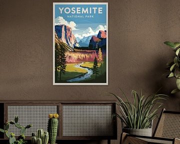 Nationaal park Yosemite van Poster Art Shop