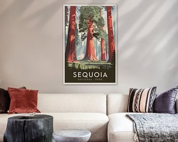 Sequoia Nationaal Park van Poster Art Shop
