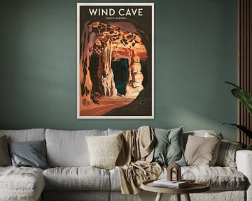 Wind Cave, South Dakota by Poster Art Shop