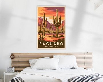 Nationaal park Saguaro van Poster Art Shop