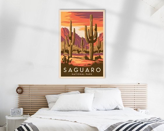 Example of the artwork in a room