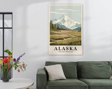 Alaska Vintage Reisposter van Poster Art Shop