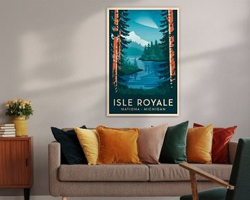 Isle Royale, Michigan sur Poster Art Shop