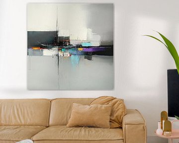 Moderne Abstractie | Reflections of the Modernity van ARTEO Schilderijen