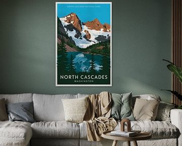 Noordelijke Cascades, Washington van Poster Art Shop