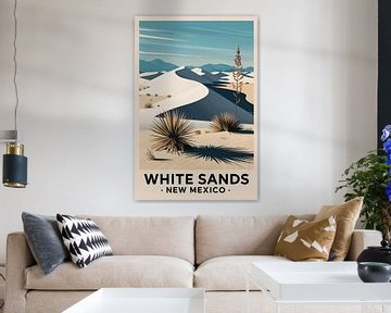 White Sands, New Mexico van Poster Art Shop