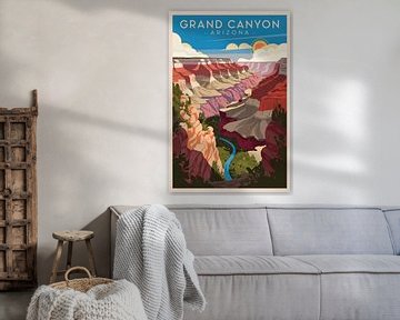Grand Canyon, Arizona van Poster Art Shop