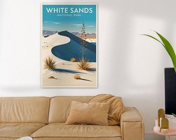 Nationaal park White Sands van Poster Art Shop