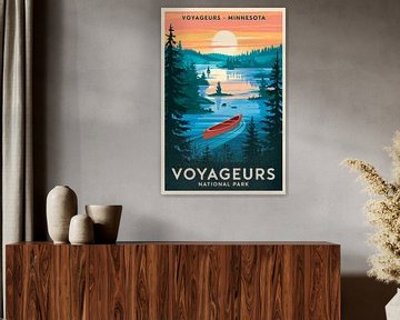 Voyageurs National Park, Minnesota by Poster Art Shop