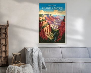 Grand Canyon, Arizona van Poster Art Shop