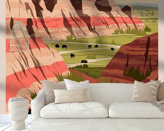 Example of the artwork in a room