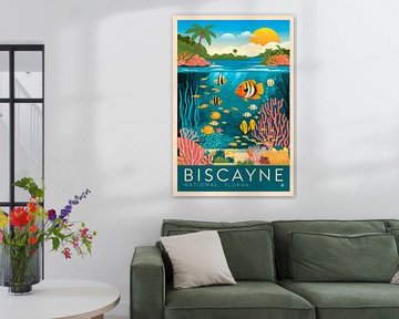 Biscayne, Florida by Poster Art Shop