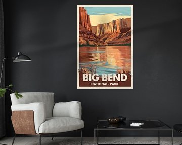 Nationaal park Big Bend van Poster Art Shop