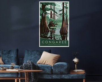 Congaree, South Carolina by Poster Art Shop