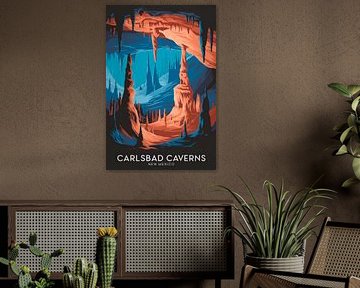 Carlsbad, New Mexico Vintage Travel Poster by Poster Art Shop