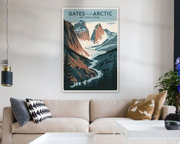 Poorten van het Arctische Nationaal Park van Poster Art Shop