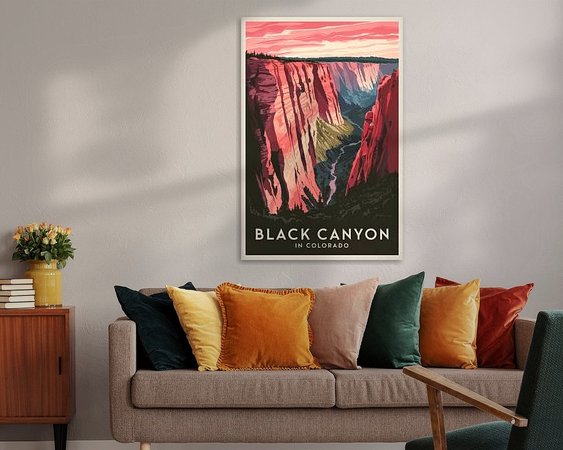 Example of the artwork in a room