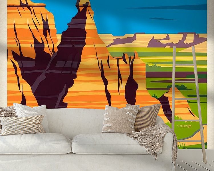 Example of the artwork in a room