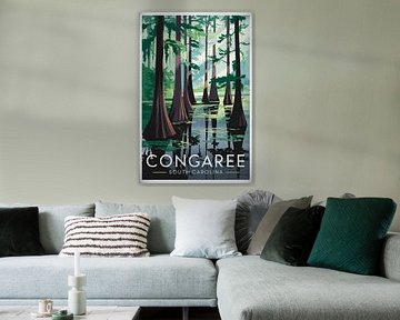 Congaree, Caroline du Sud sur Poster Art Shop