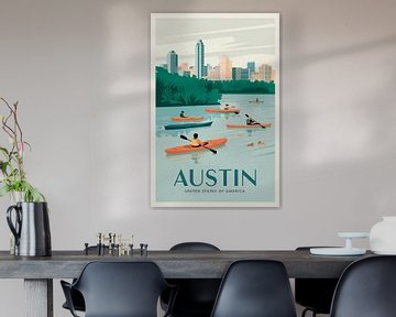 Austin, Texas van Poster Art Shop